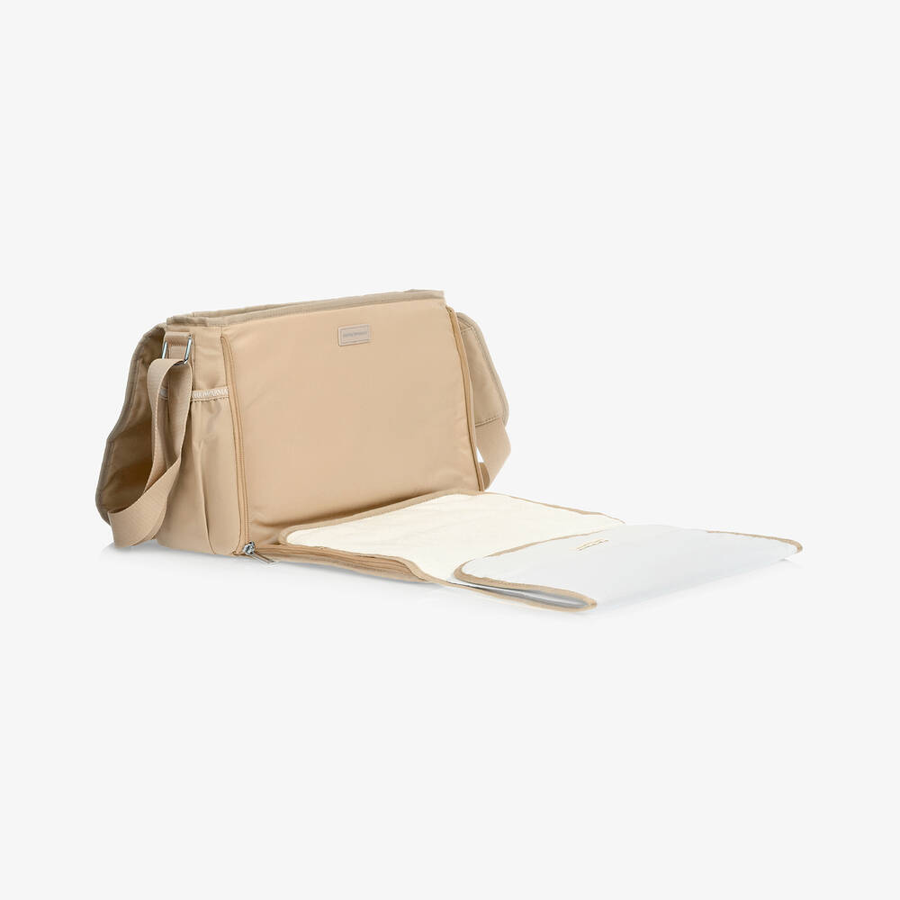 Emporio Armani-Beige Changing Bag (36cm) | Childrensalon
