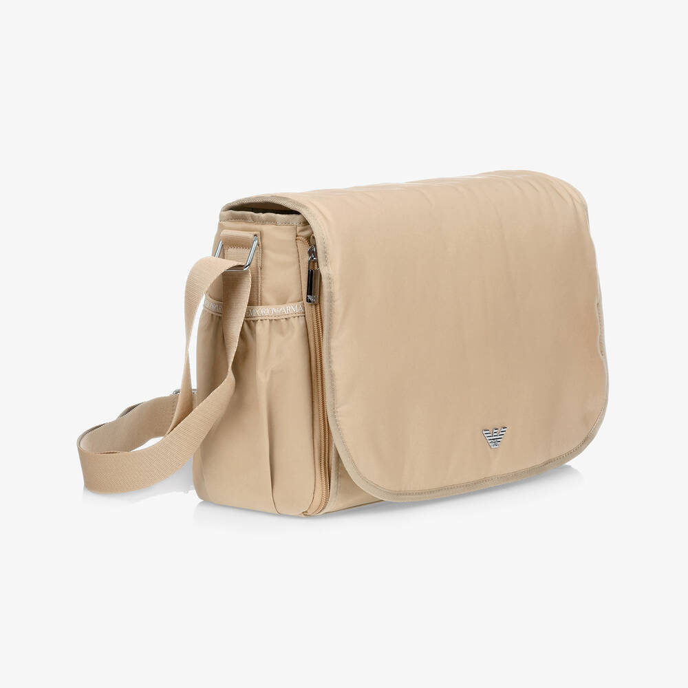 Emporio Armani-Beige Changing Bag (36cm) | Childrensalon