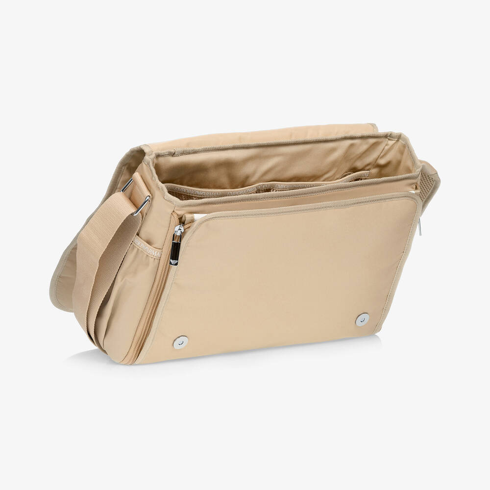 Emporio Armani-Beige Changing Bag (36cm) | Childrensalon