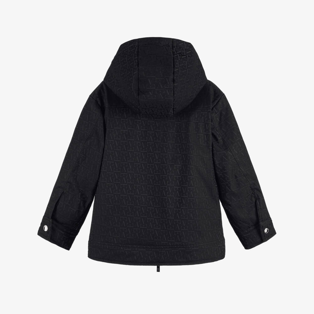 Emporio Armani-Boys Dark Navy Blue Padded Jacket | Childrensalon