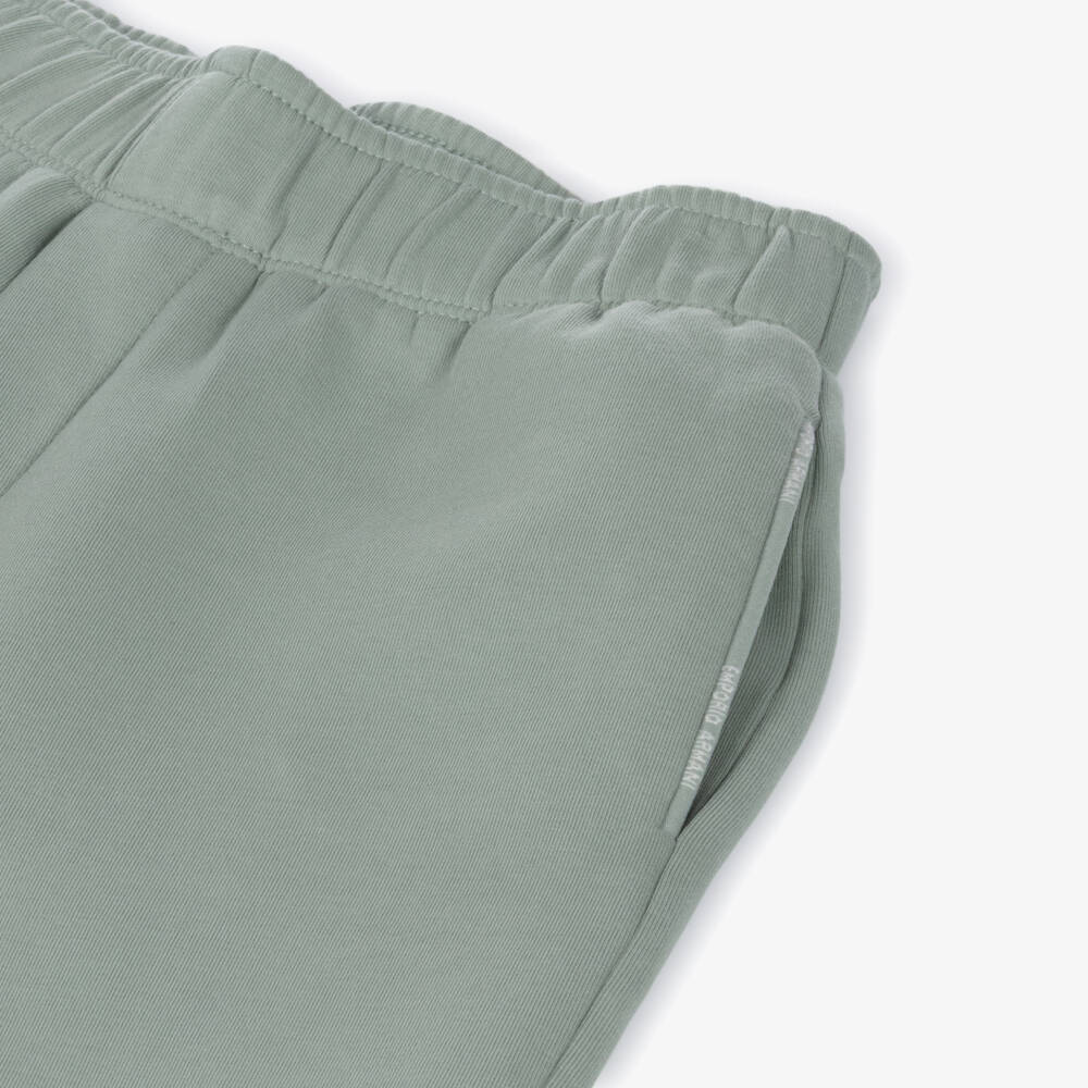 Emporio Armani-Boys Green & Ivory Colourblock Tracksuit | Childrensalon