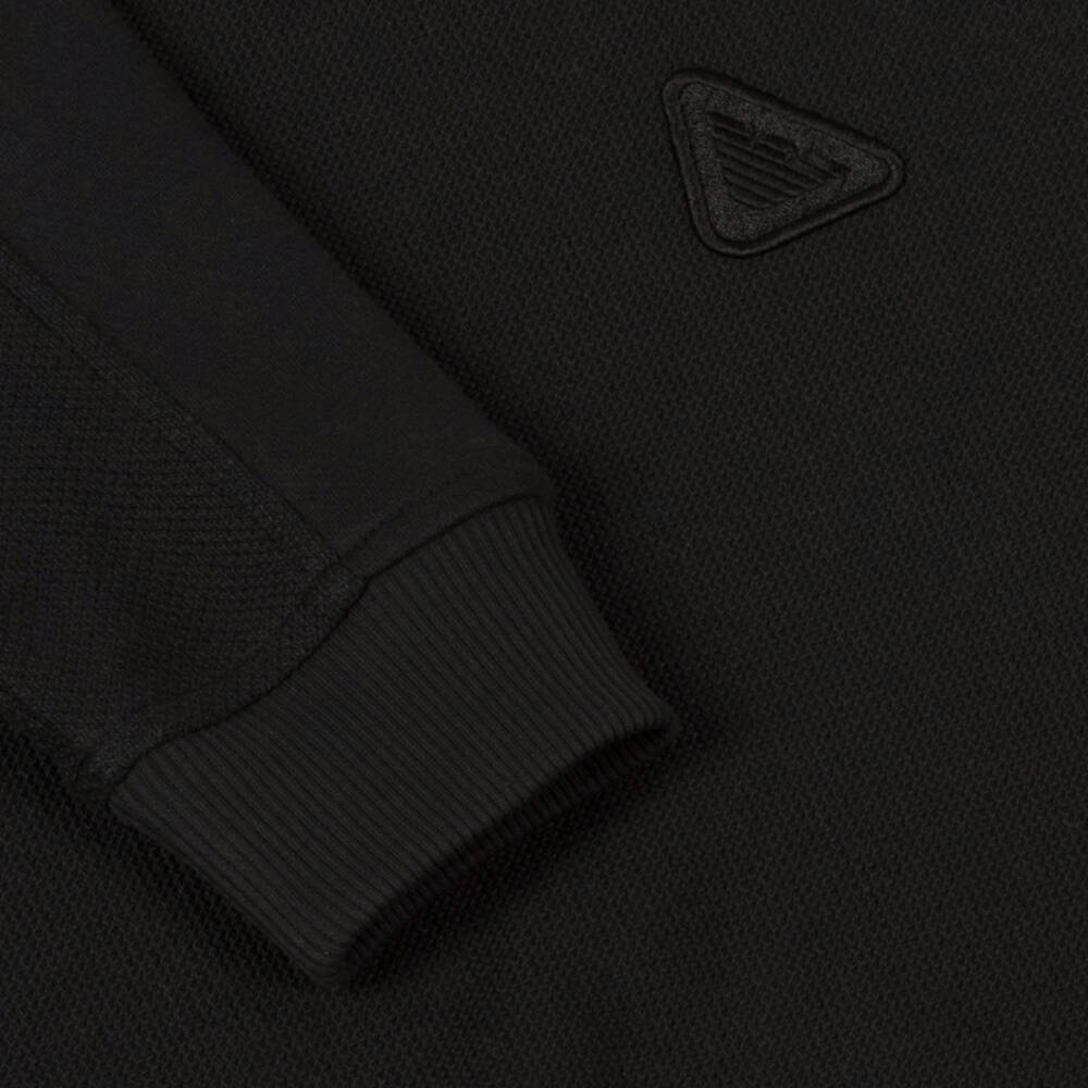 Emporio Armani-Boys Navy Blue Cotton Eagle Sweatshirt | Childrensalon