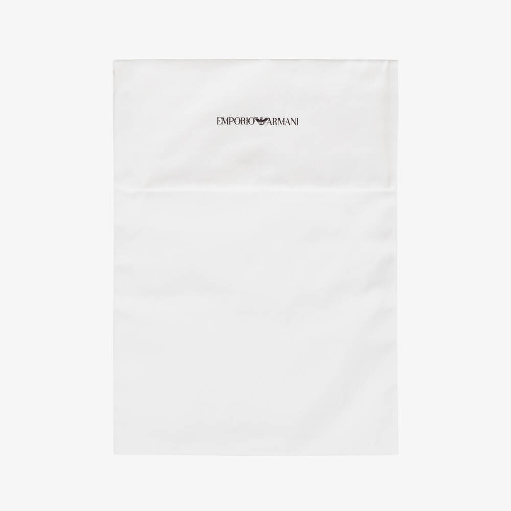 Emporio Armani-Girls Silver Faux Leather Cross Body Bag (18cm) | Childrensalon