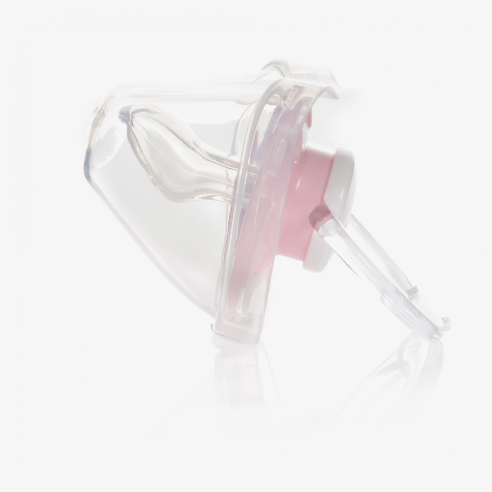 Emporio Armani-Розовая пустышка с держателем | Childrensalon