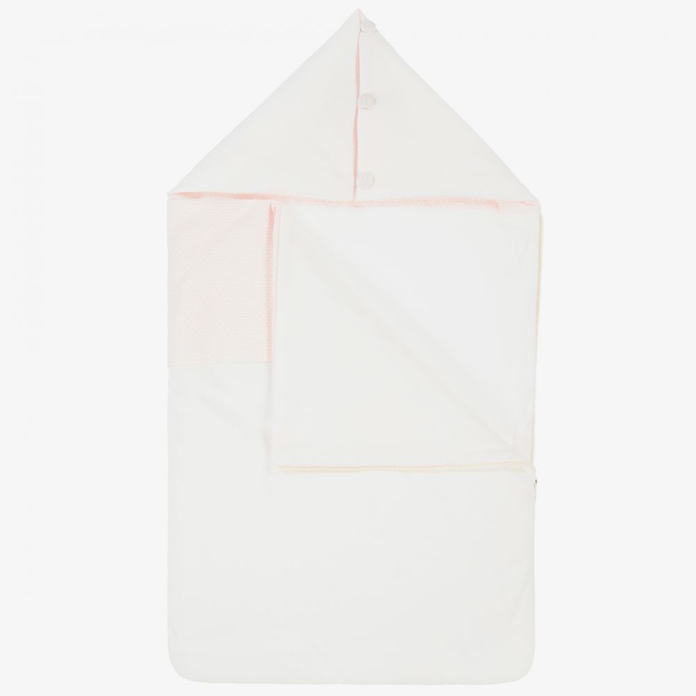 Emporio Armani-Pink Logo Nest (74cm) | Childrensalon