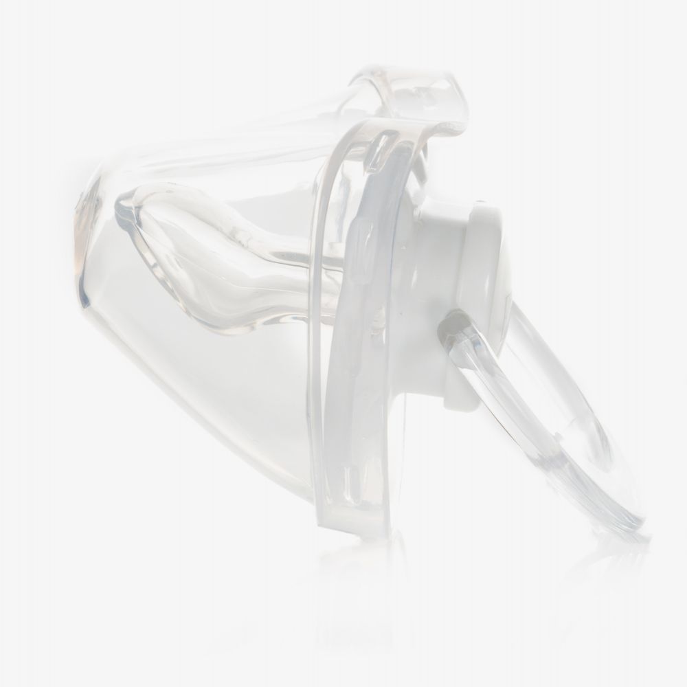 Emporio Armani-Белая пустышка с держателем | Childrensalon