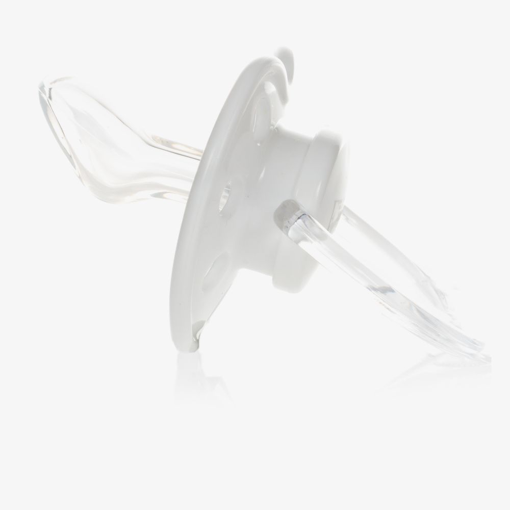 Emporio Armani-Белая пустышка с держателем | Childrensalon