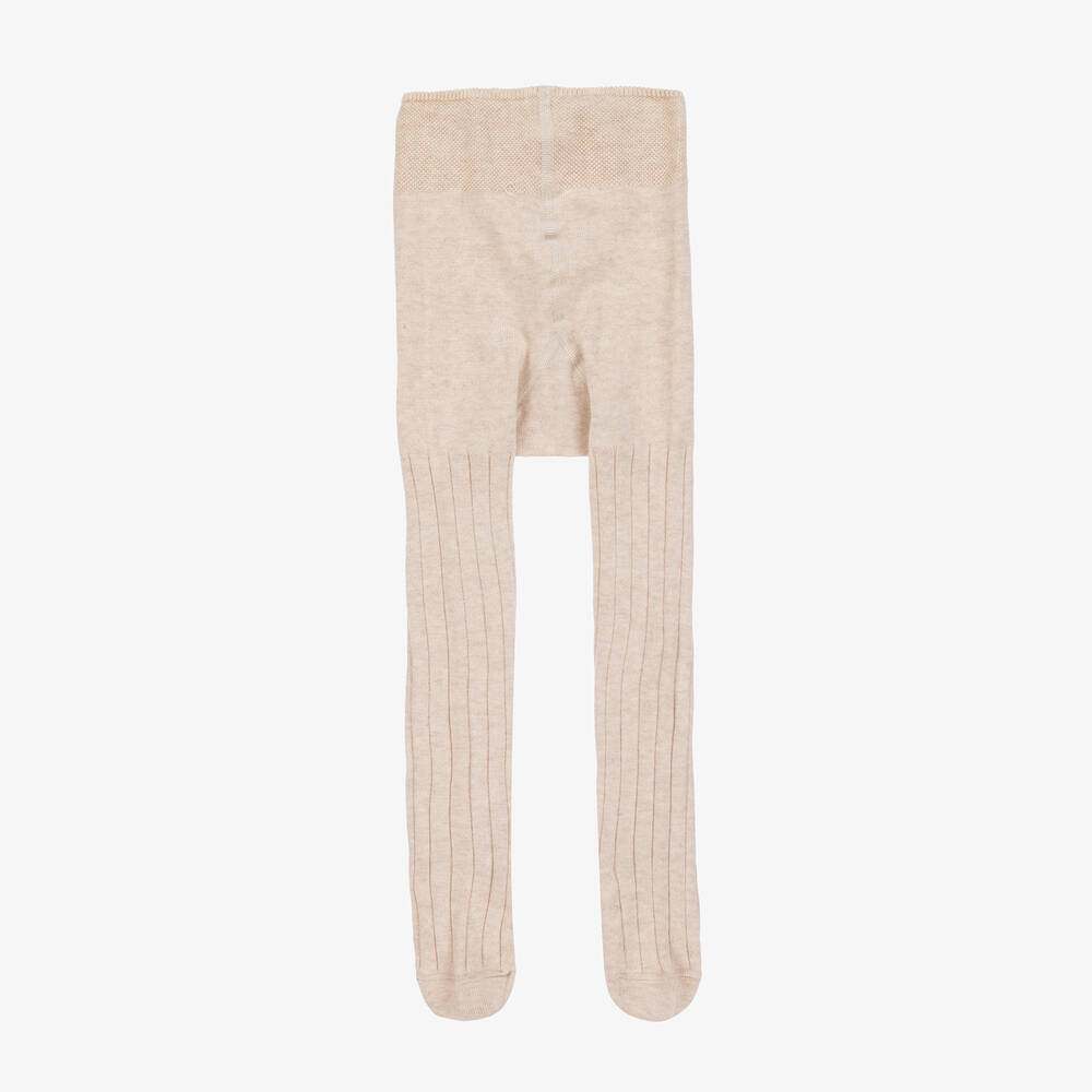 Falke-كولون قطن مضلع لون بيج للأطفال | Childrensalon