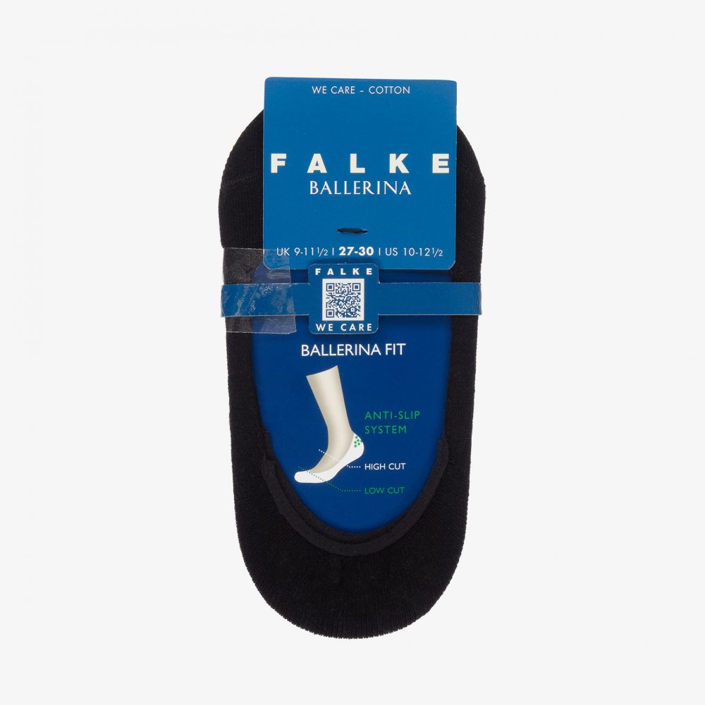Falke-Черные балетные носки из хлопка | Childrensalon
