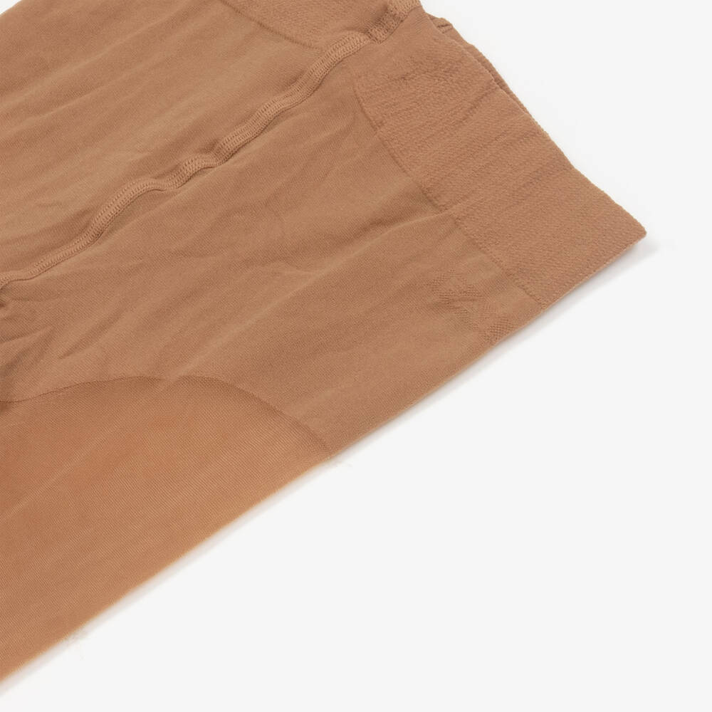 Falke-كولون شفاف غير لامع لون بيج للبنات | Childrensalon