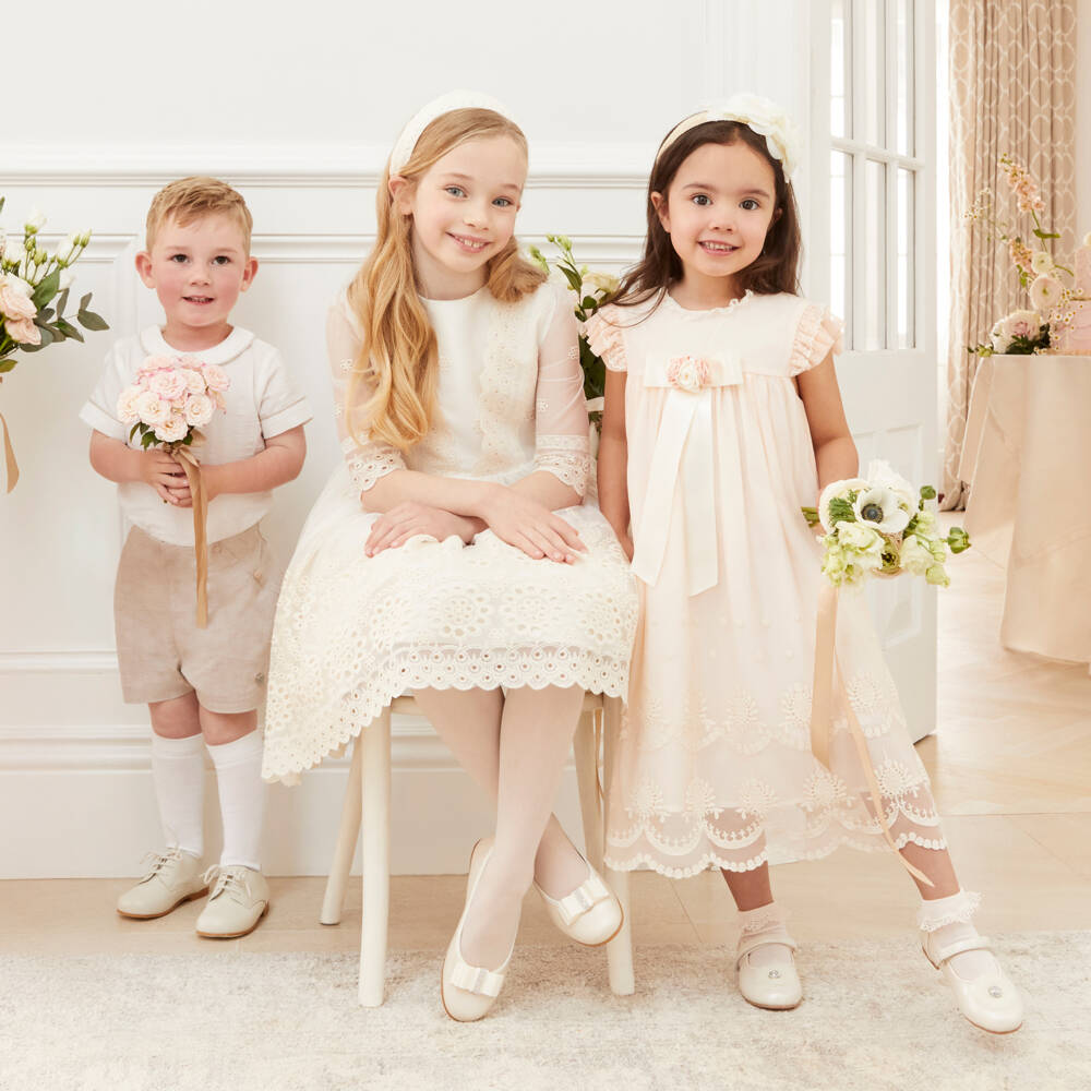 Falke-Girls Sheer Ivory Matt Tights | Childrensalon