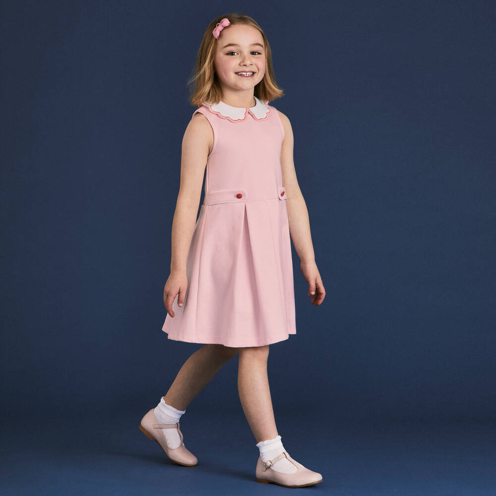 Falke-Girls White Heart Pattern Cotton Socks  | Childrensalon