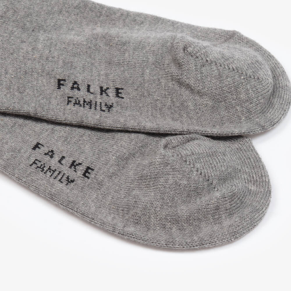 Falke-Grey Cotton Ankle Length Socks | Childrensalon