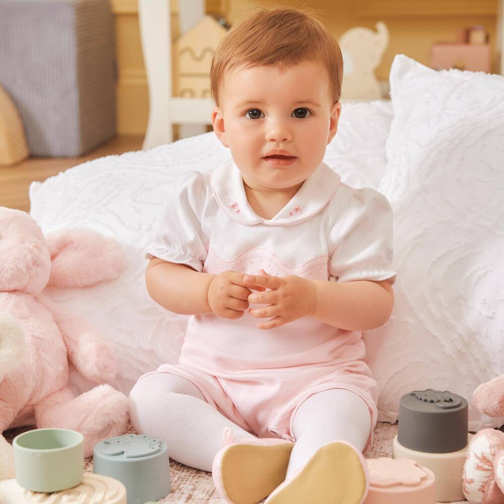 Falke-Кремовые трикотажные колготки | Childrensalon