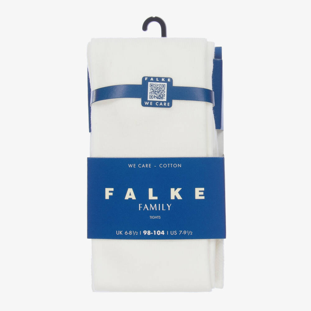 Falke-Кремовые хлопковые экологичные колготки | Childrensalon