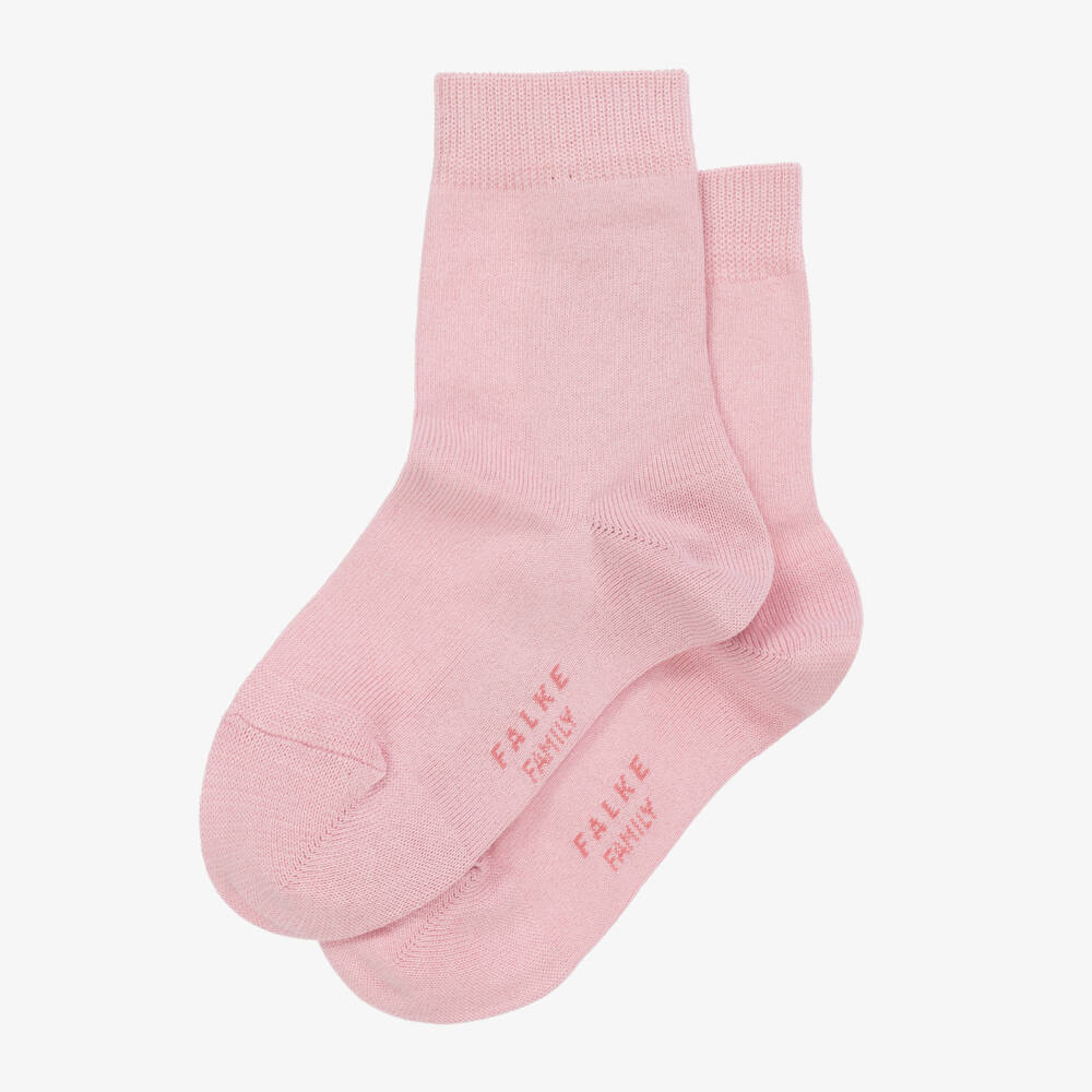 Falke-Pink Cotton Ankle Length Socks | Childrensalon
