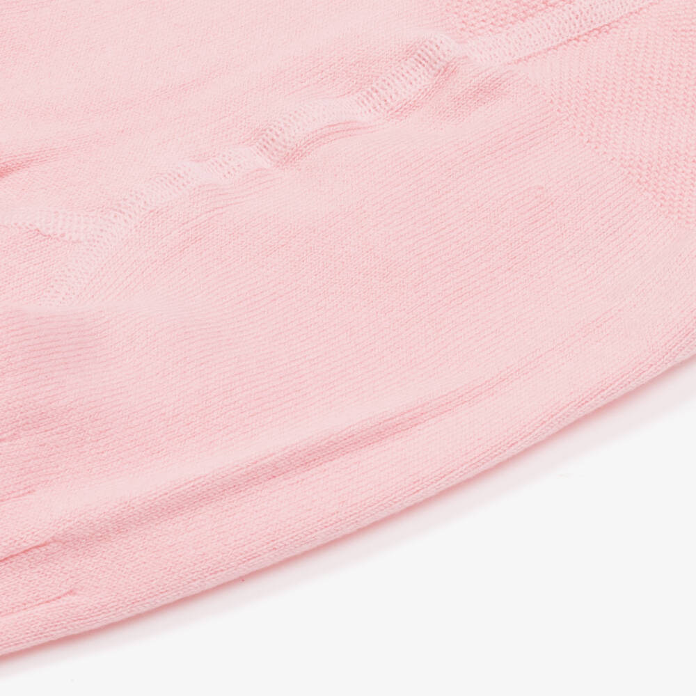 Falke-Pink Ribbed Cotton Baby Tights | Childrensalon