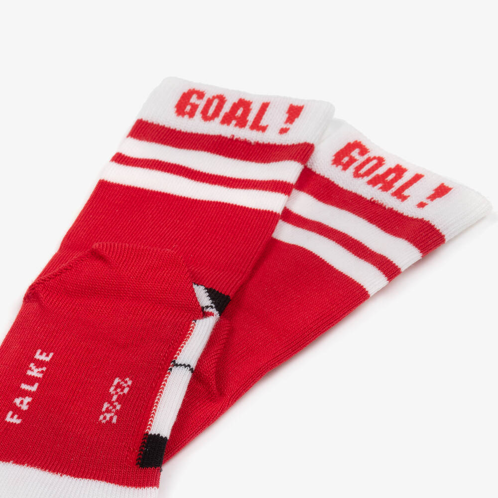 Falke-Red Football Sports Socks | Childrensalon