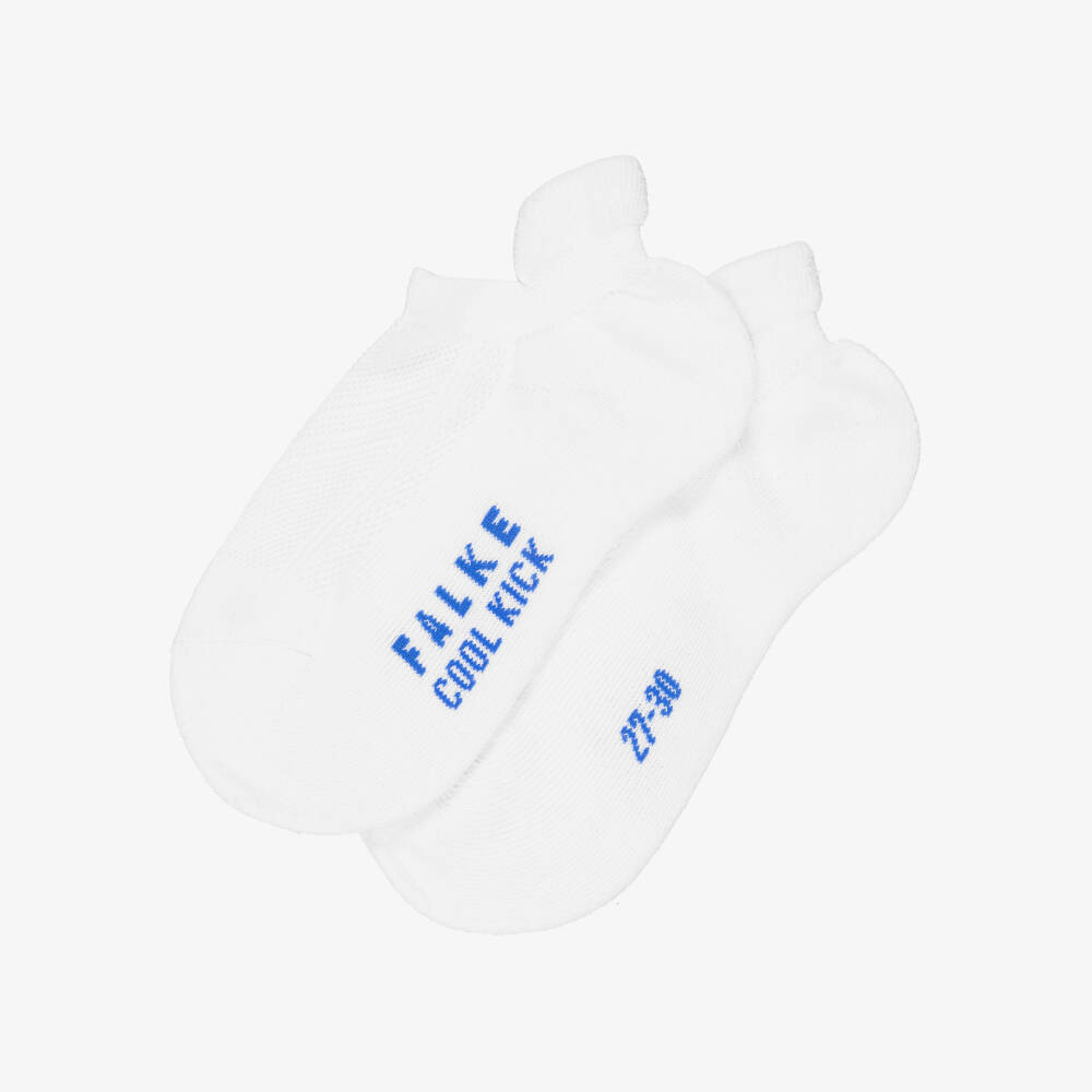 Falke-White Trainer Socks | Childrensalon