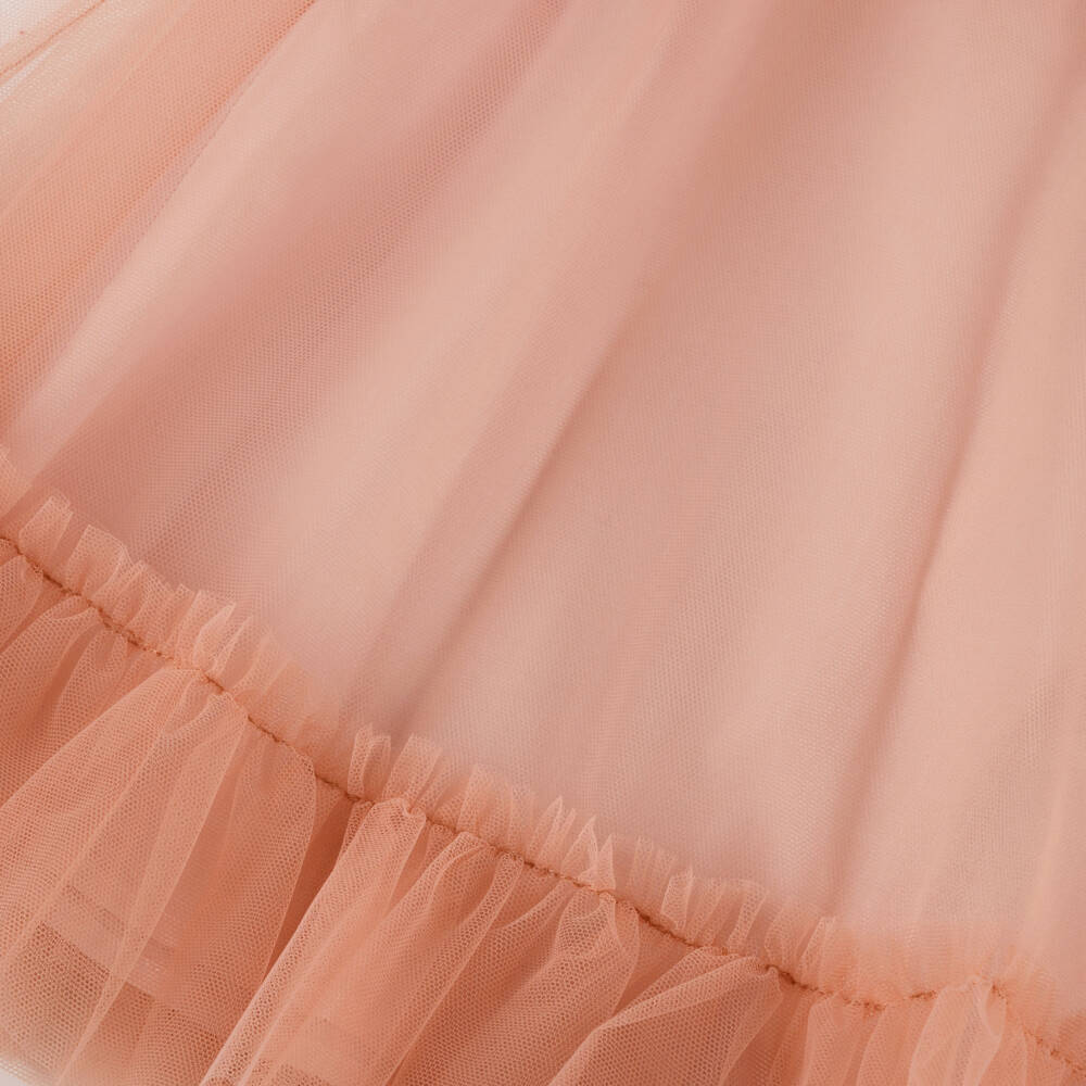 Fendi-فستان تول لون زهري للمولودات | Childrensalon