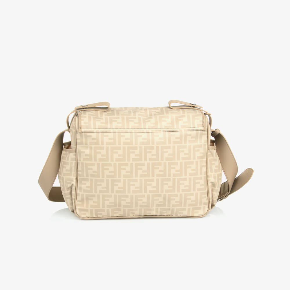 Fendi-Beige FF Changing Bag (38cm) | Childrensalon
