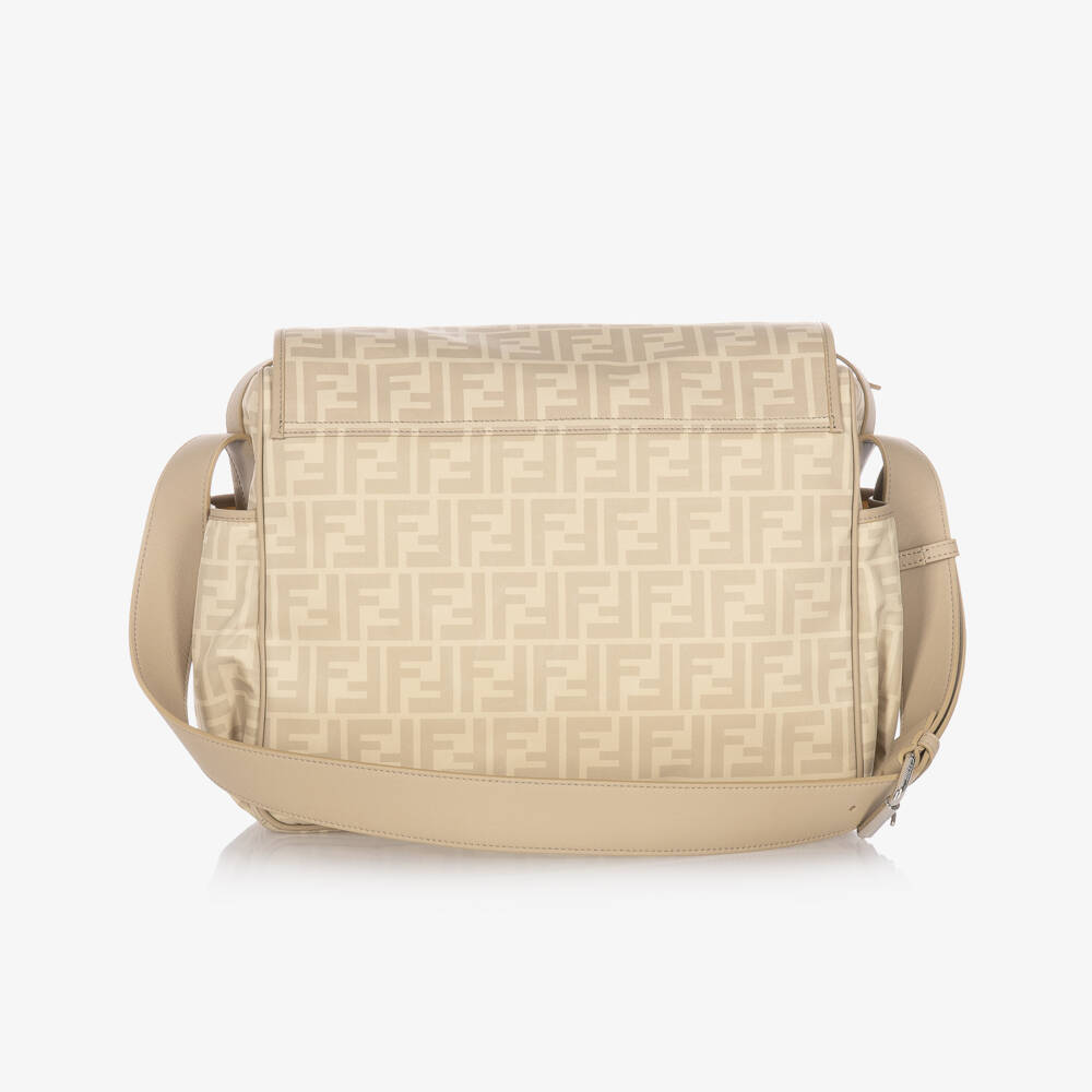 Fendi-Beige FF Changing Bag (38cm) | Childrensalon
