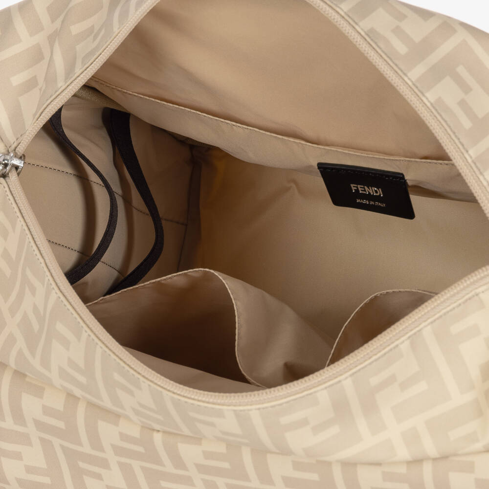 Fendi-Beige FF Changing Bag (38cm) | Childrensalon