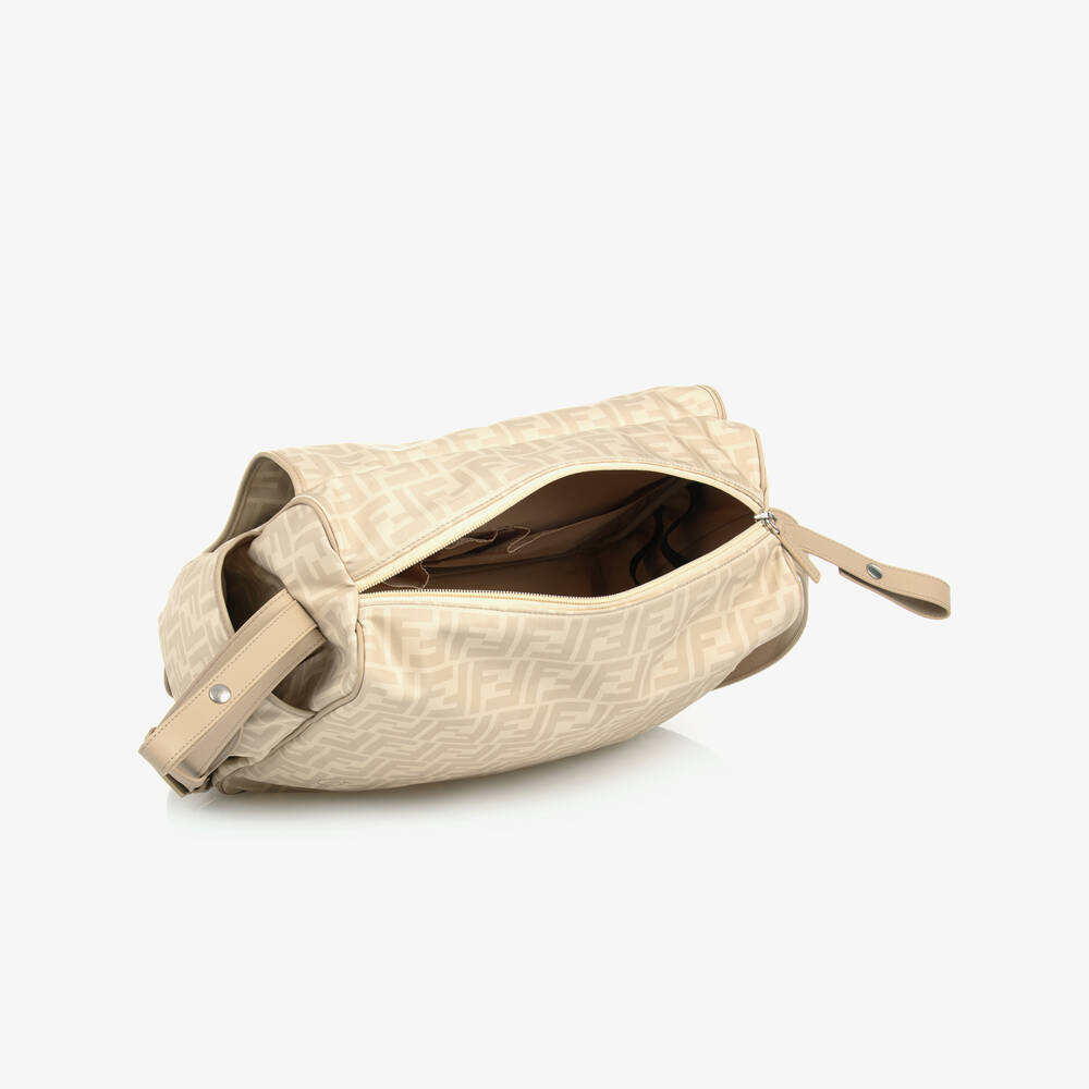 Fendi-Beige FF Changing Bag (38cm) | Childrensalon
