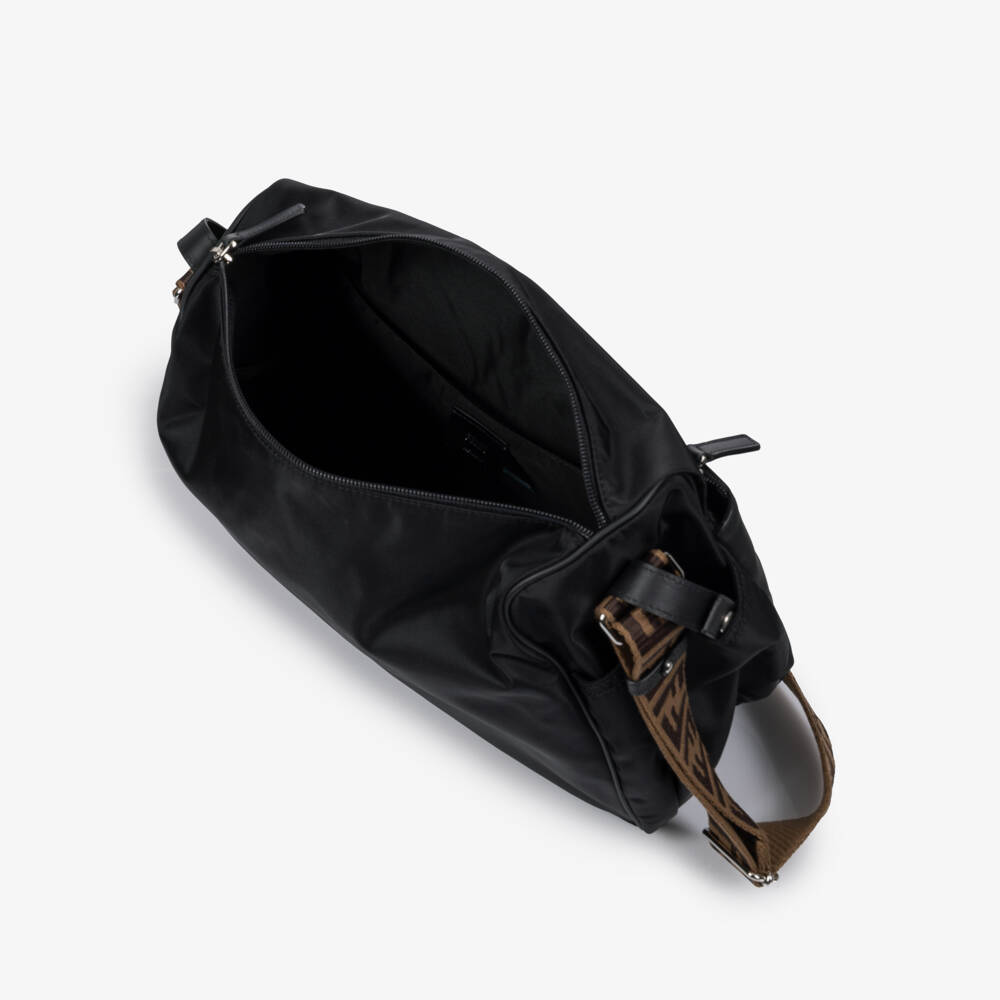 Fendi-Black FF Changing Bag (40cm) | Childrensalon
