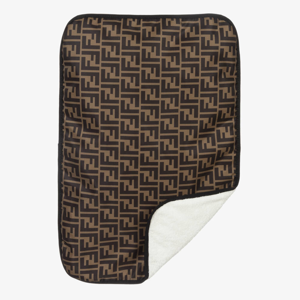 Fendi-Black FF Changing Bag (40cm) | Childrensalon