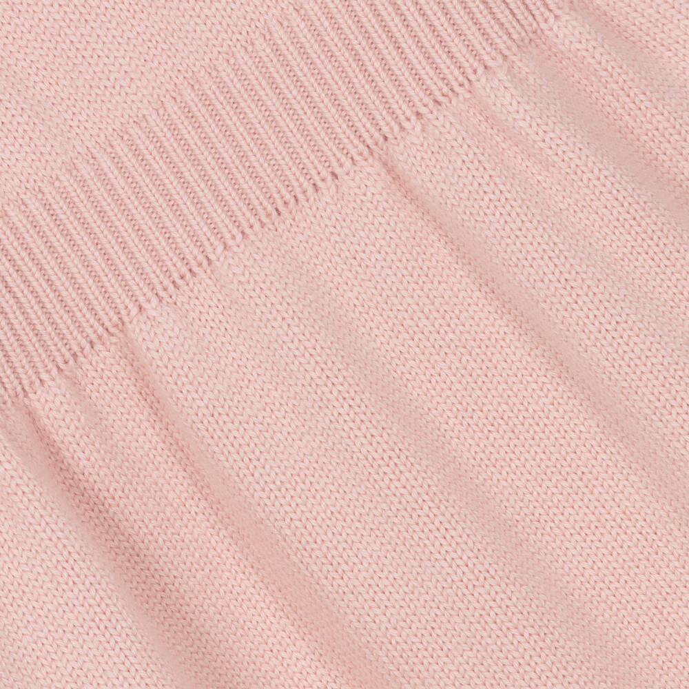 Fendi-فستان صوف بكر محبوك لون زهري | Childrensalon