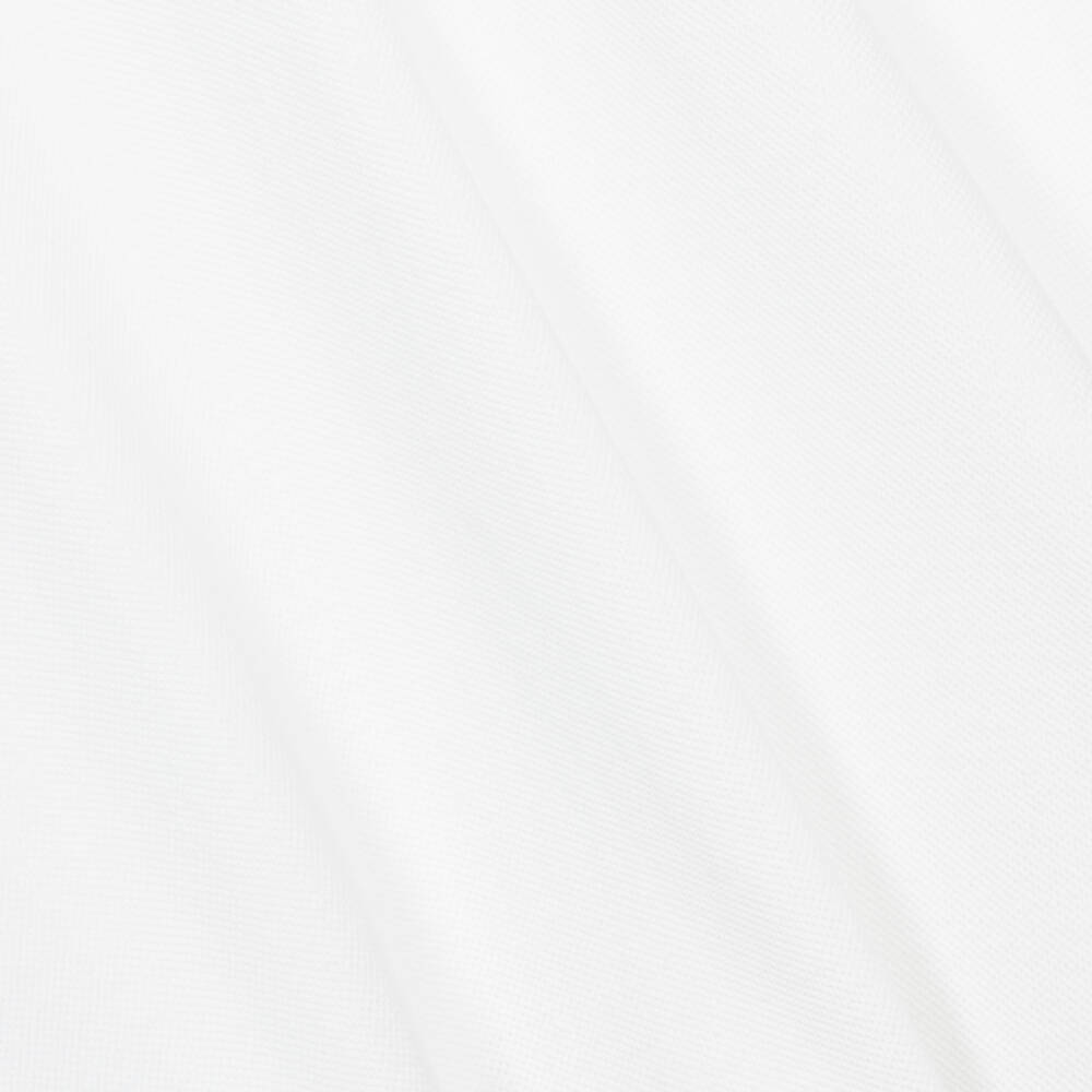 Fendi-فستان بشعارFF قطن بيكيه لون أبيض | Childrensalon