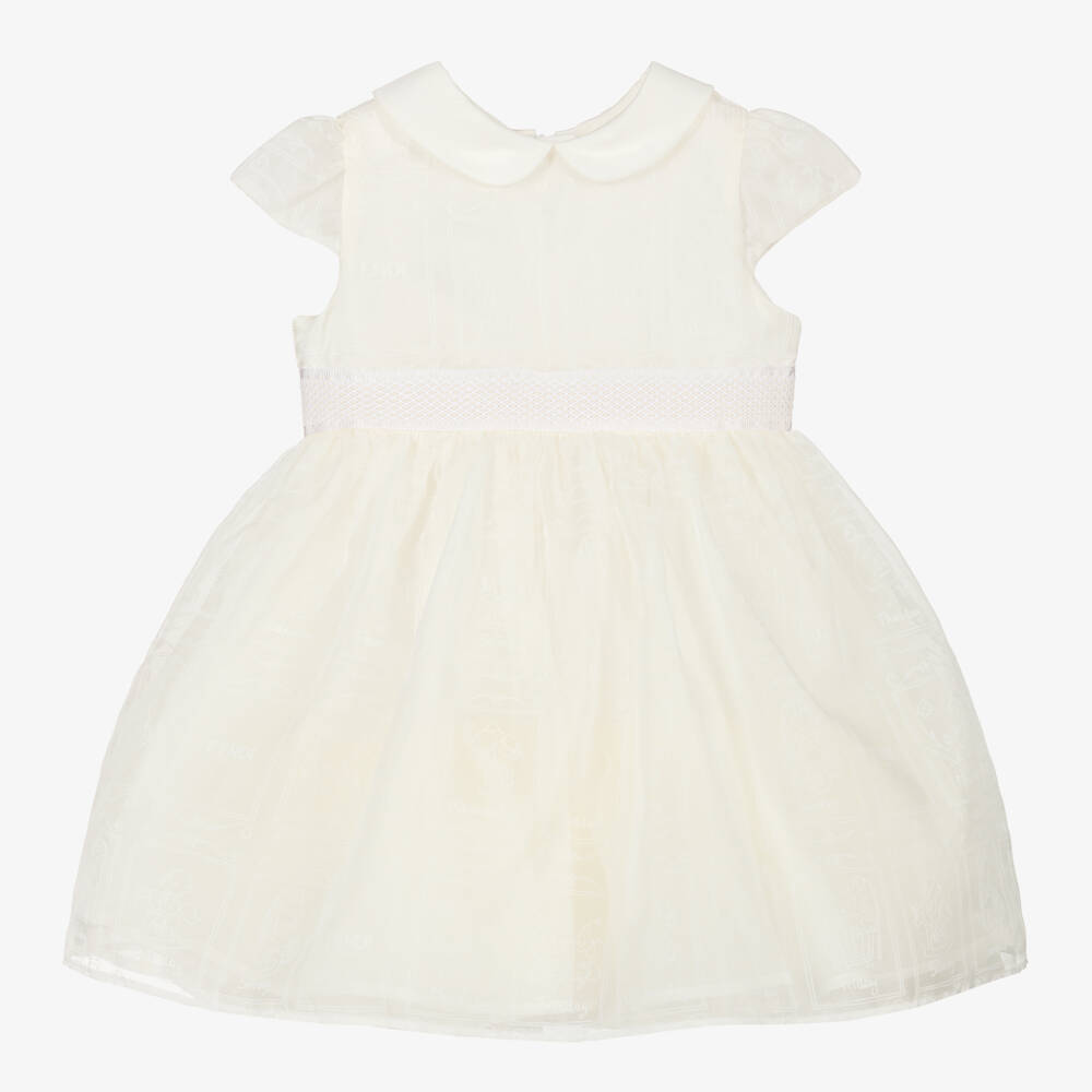 fendi organza dress Fendi // Textured Organza A-Line Dress VSP Consignment