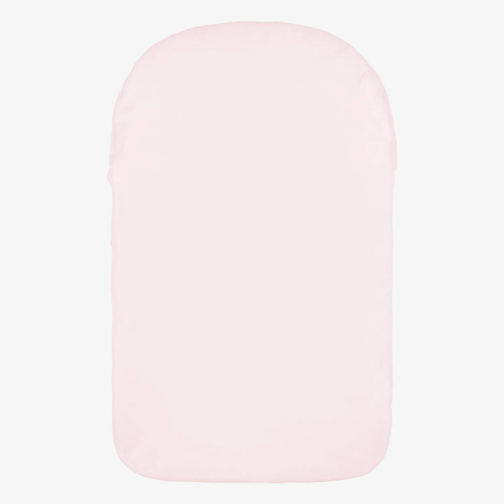 Fendi-Pink & White Jersey Nest with Logo Teddy (78cm) | Childrensalon