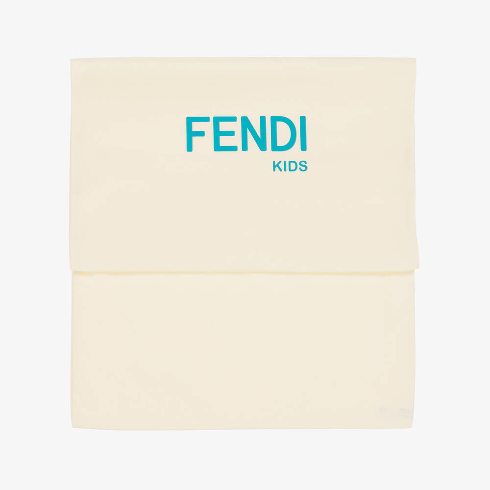 Fendi-Teen Black & Brown FF Logo Trainers | Childrensalon