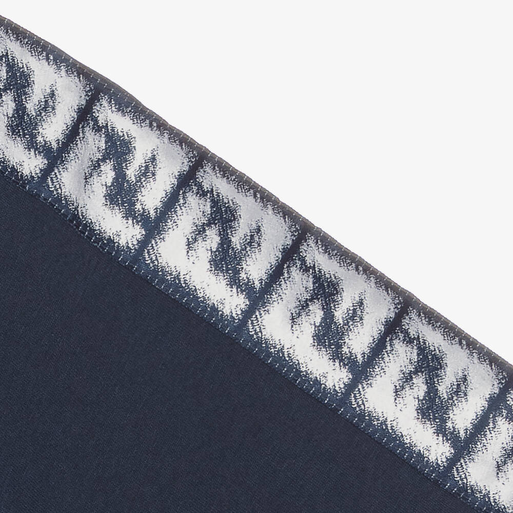 Fendi-تيشيرت تينز ولادي قطن لون أزرق | Childrensalon