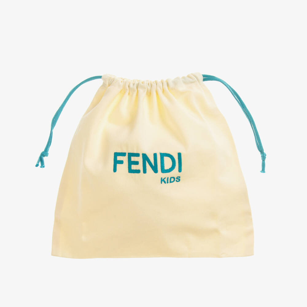 Fendi-Белые кожаные кроссовки | Childrensalon