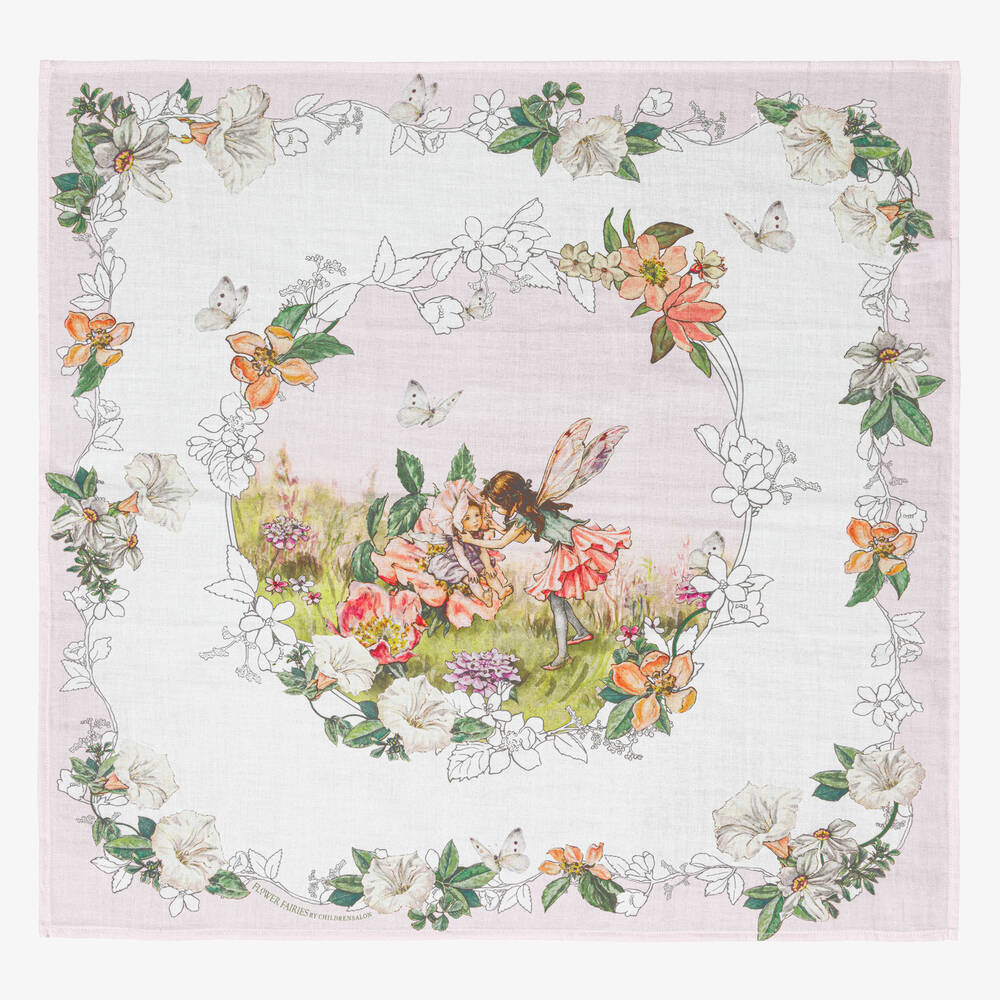 Flower Fairies™ by Childrensalon-Baby Girls Pink Cotton Muslins (2 Pack)   | Childrensalon
