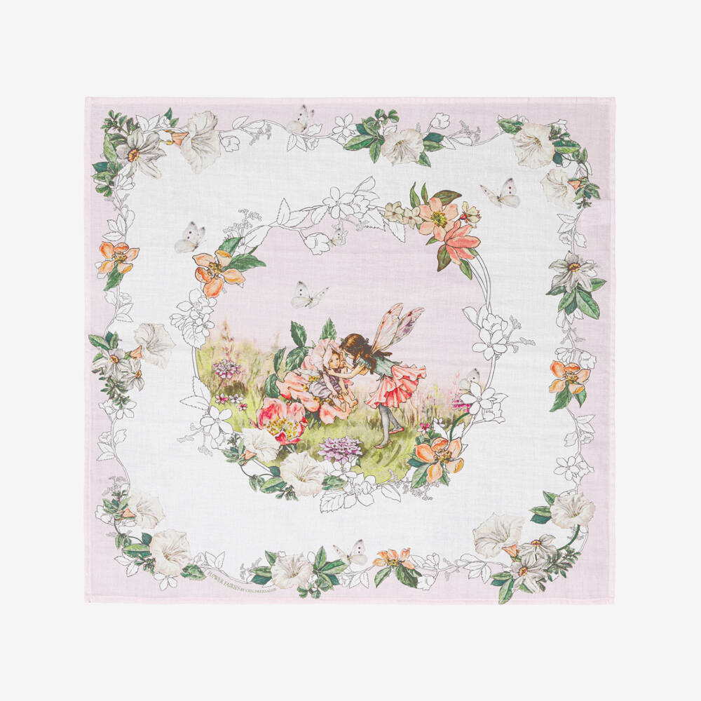 Flower Fairies™ by Childrensalon-Baby Girls Pink Cotton Muslins (2 Pack) | Childrensalon