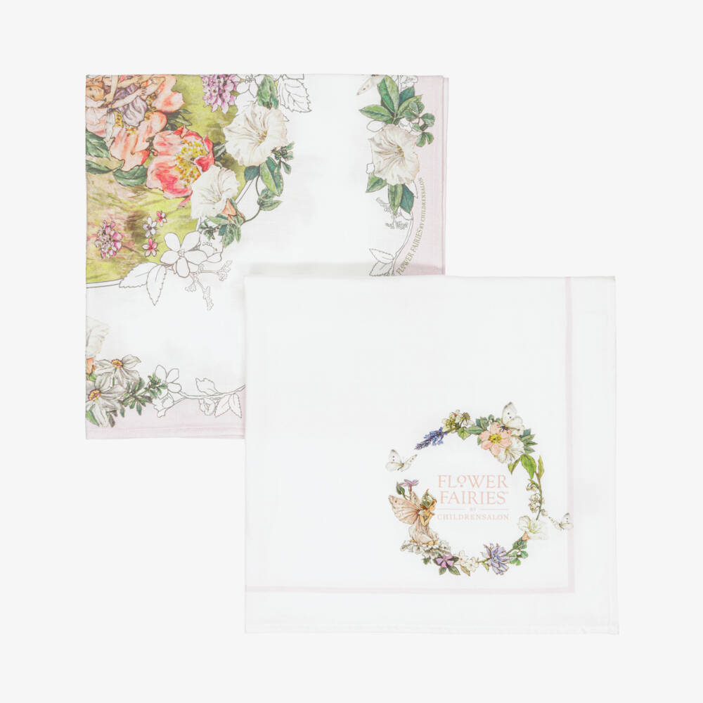 Flower Fairies™ by Childrensalon-Baby Girls Pink Cotton Muslins (2 Pack) | Childrensalon