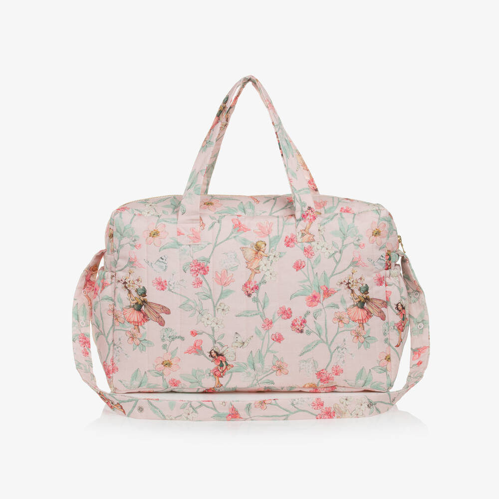 Flower Fairies™ by Childrensalon-Girls Pink Flower Fairies Changing Bag (41cm) | Childrensalon