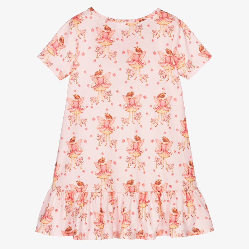 Flower Fairies™ by Childrensalon-Girls Pink Jersey Nightdress | Childrensalon