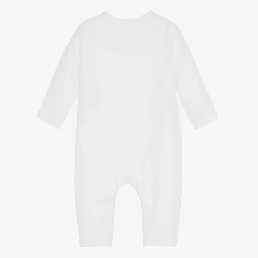 Flower Fairies™ by Childrensalon-Girls White Cotton Romper | Childrensalon