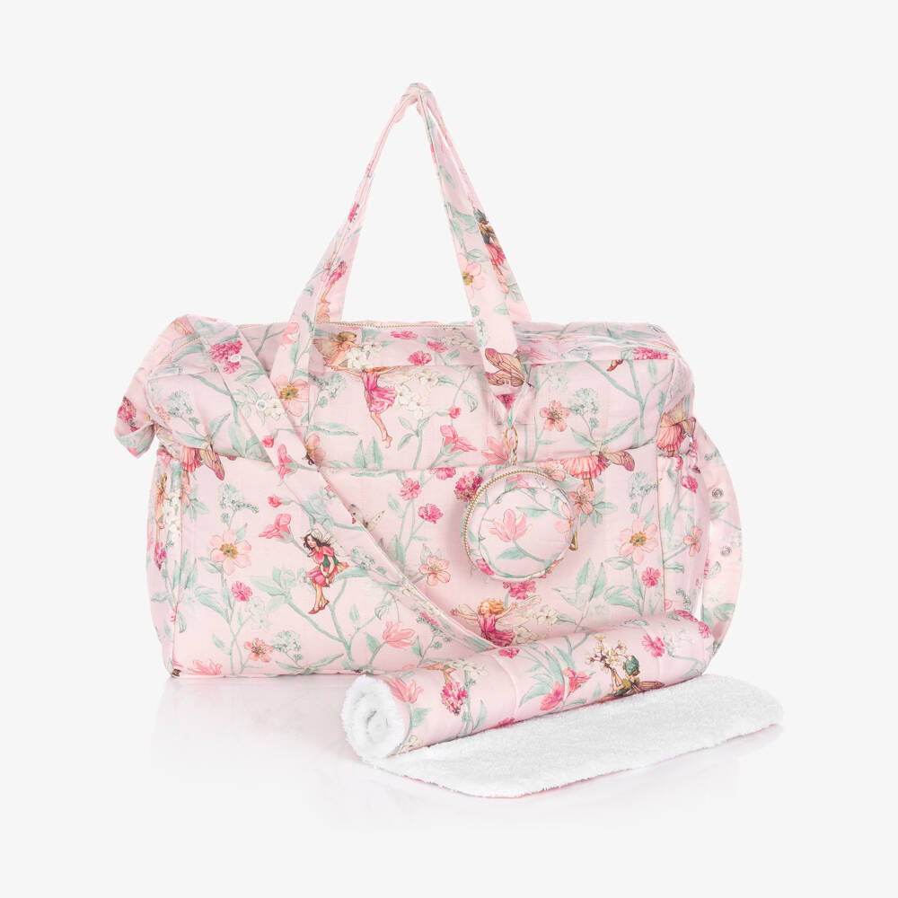 Flower Fairies™ by Childrensalon-Pink Flower Fairies Changing Bag (41cm) | Childrensalon