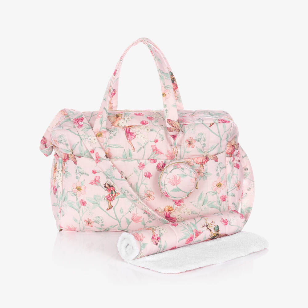 Flower Fairies™ by Childrensalon-Pink Flower Fairies Changing Bag (41cm) | Childrensalon