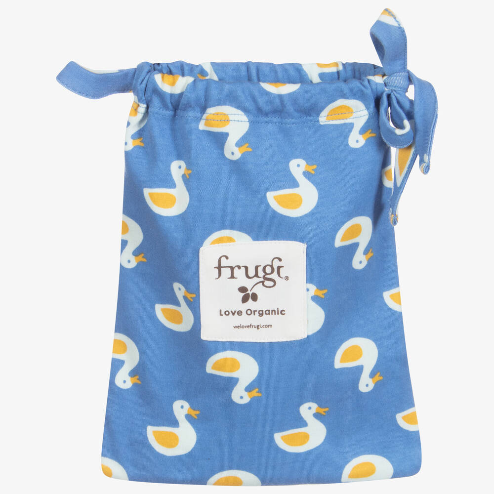 Frugi-طقم أفرول قطن عضوي لون أزرق للأطفال | Childrensalon