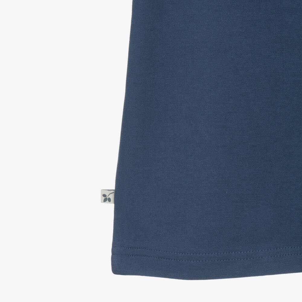 Frugi-Boys Navy Blue Organic Cotton Car T-Shirt | Childrensalon