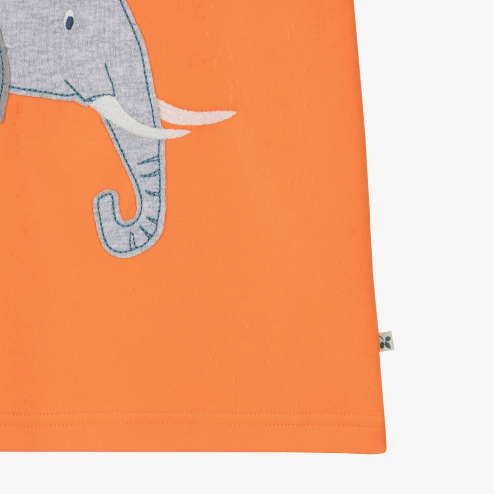 Frugi-تيشيرت قطن عضوي لون برتقالي للأولاد | Childrensalon