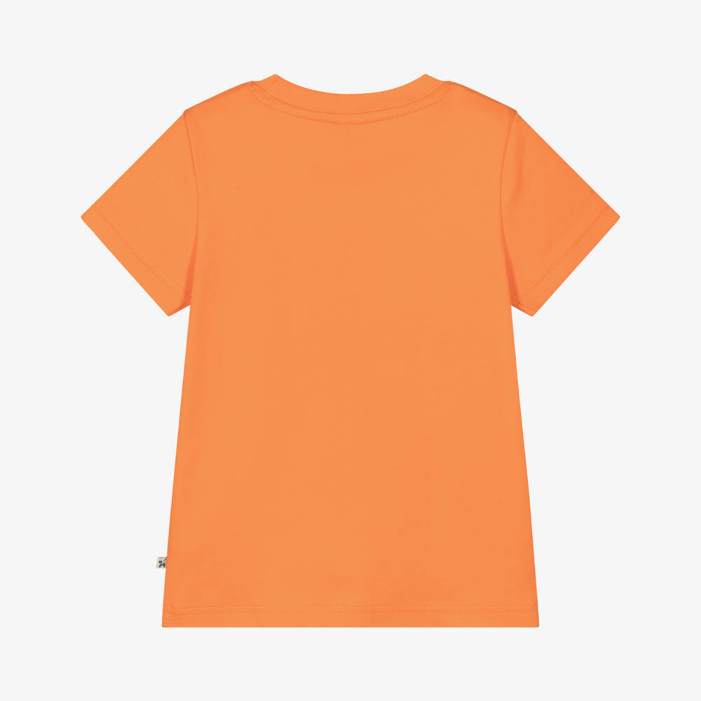 Frugi-تيشيرت قطن عضوي لون برتقالي للأولاد | Childrensalon
