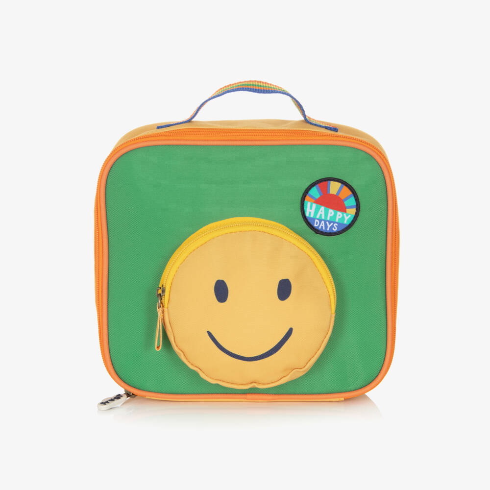 Frugi-Yellow Happy Face Lunch Bag (25cm) | Childrensalon